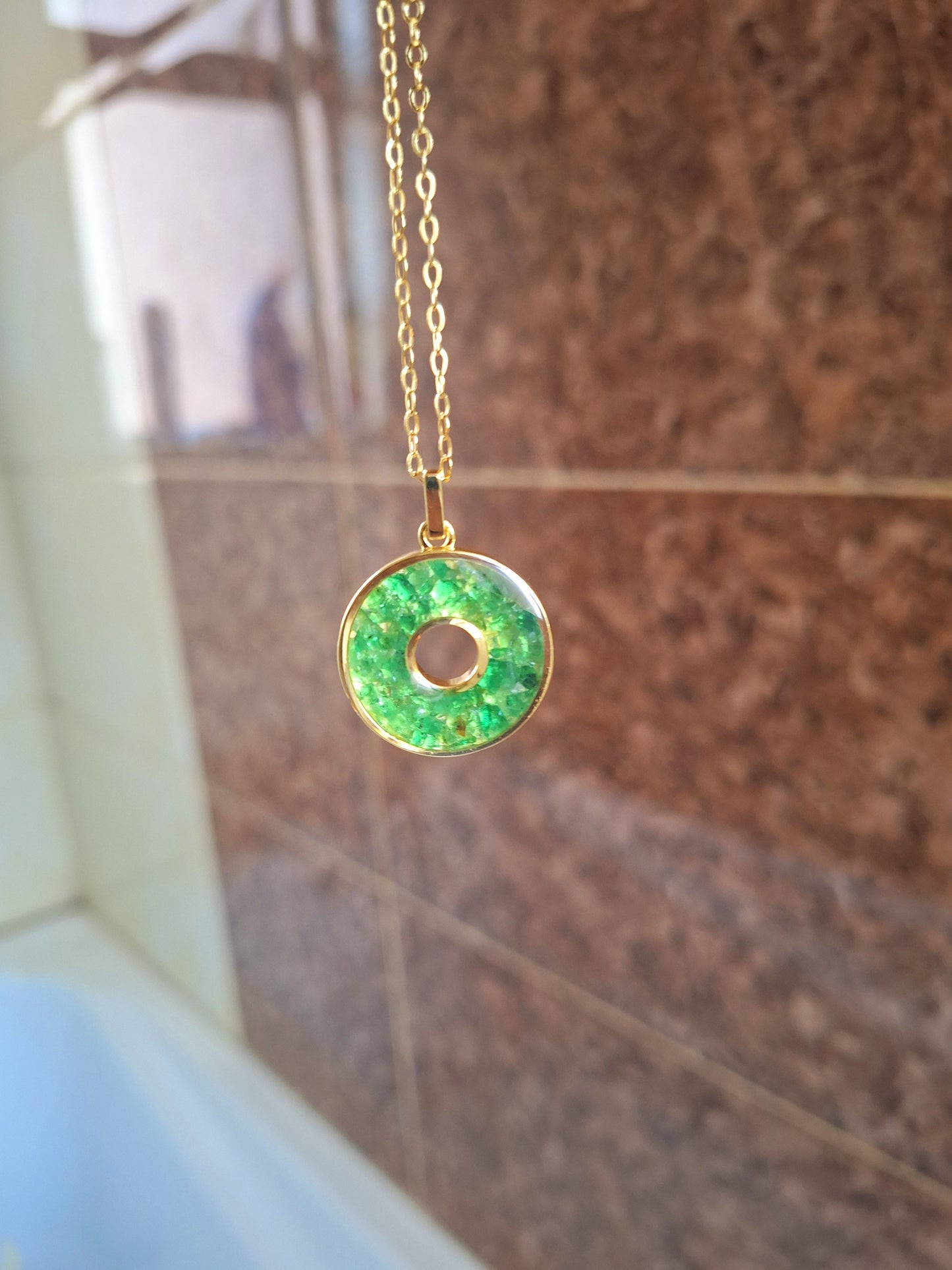 Gold Tsavorite Malkia Necklace