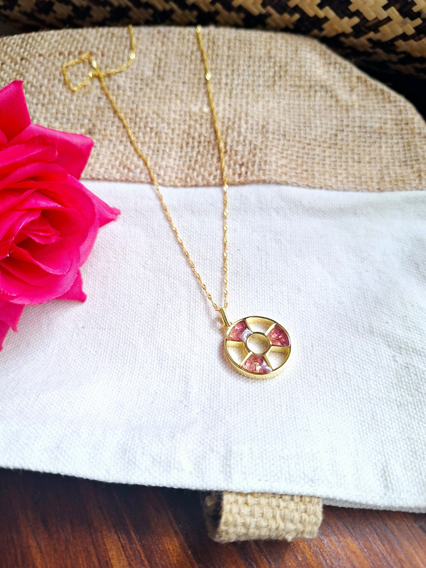 Gold Rhodolite Tania Necklace