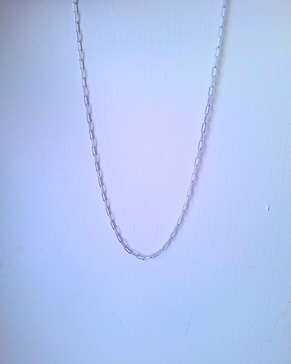 Silver Paper Clip Chain