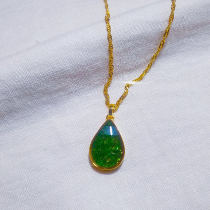 Gold Tsavorite Chozi Necklace