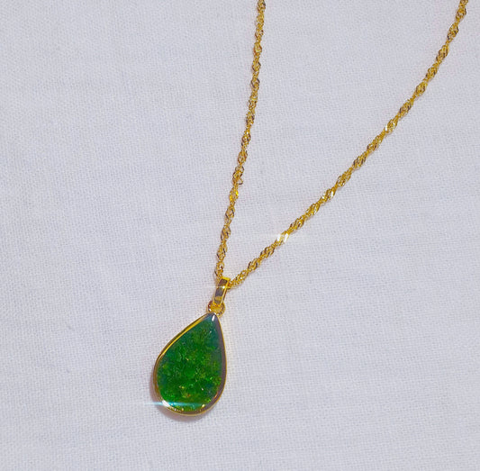 Gold Tsavorite Chozi Necklace