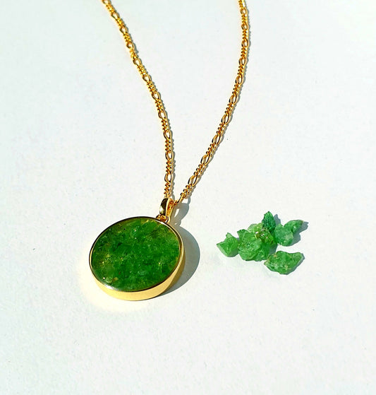 Gold Duara Gemstones Necklace