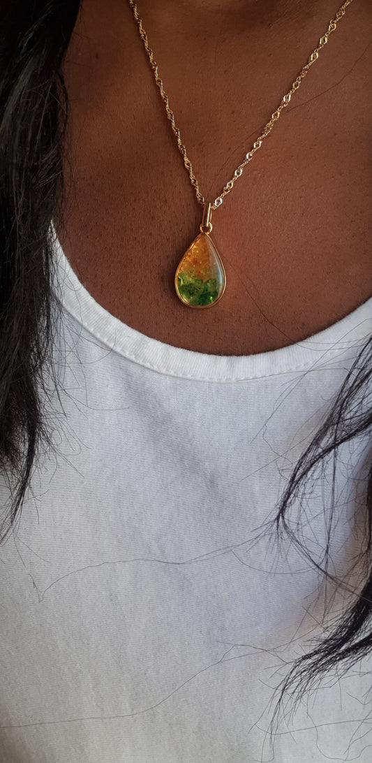 Gold Mix Color Chozi Necklace