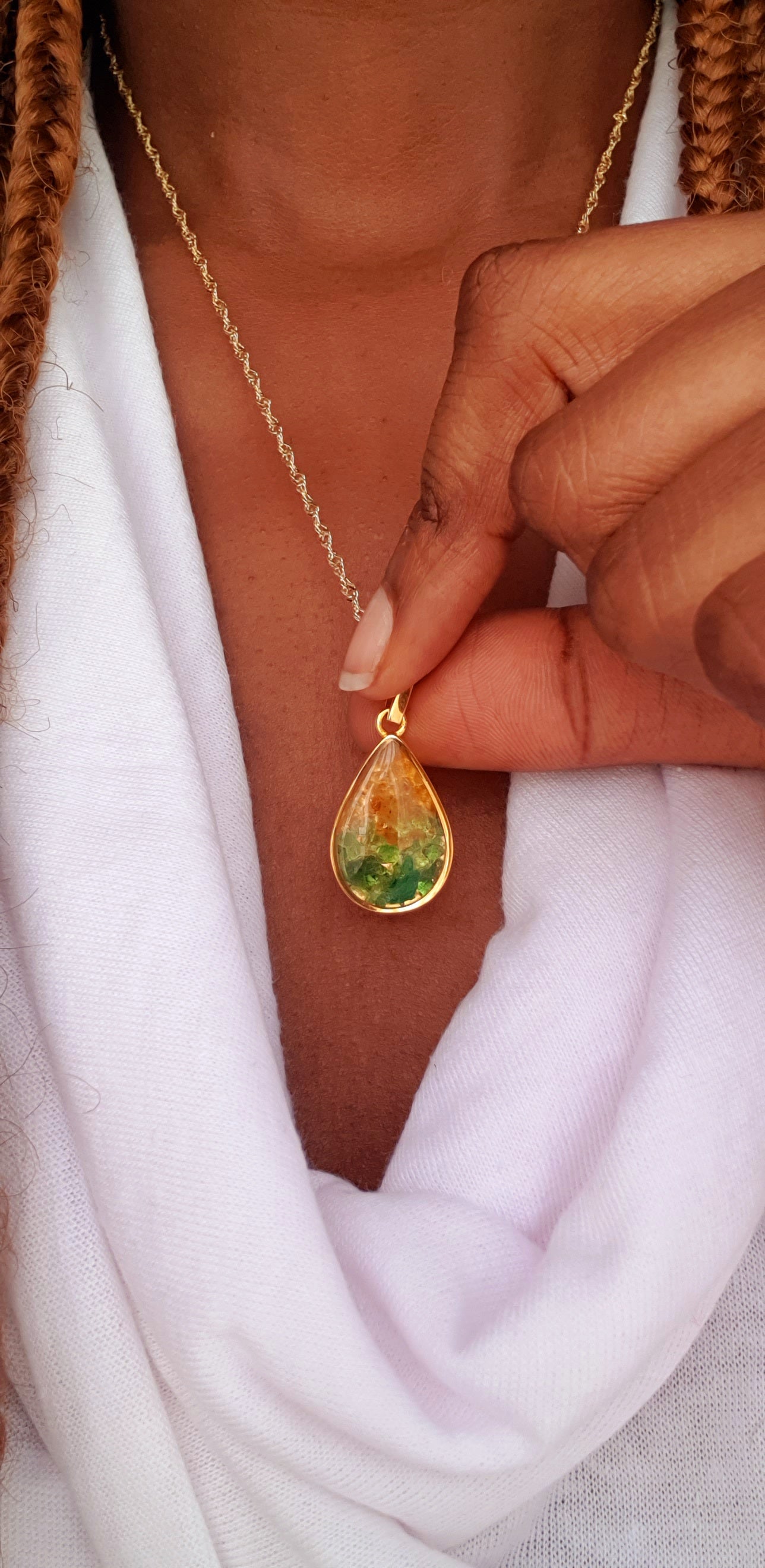 Gold Mix Color Chozi Necklace