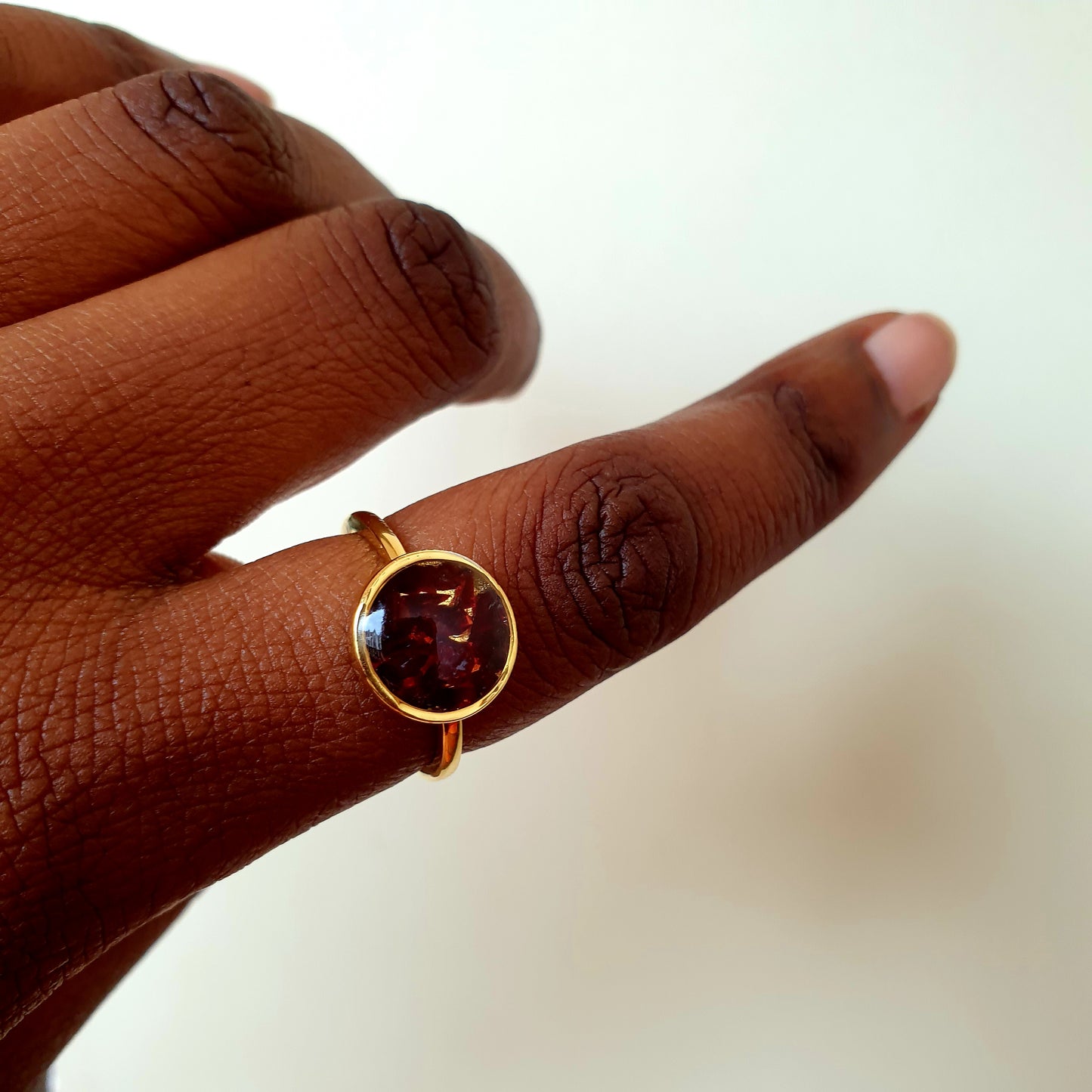 Gold Dogo Gemstone Rings