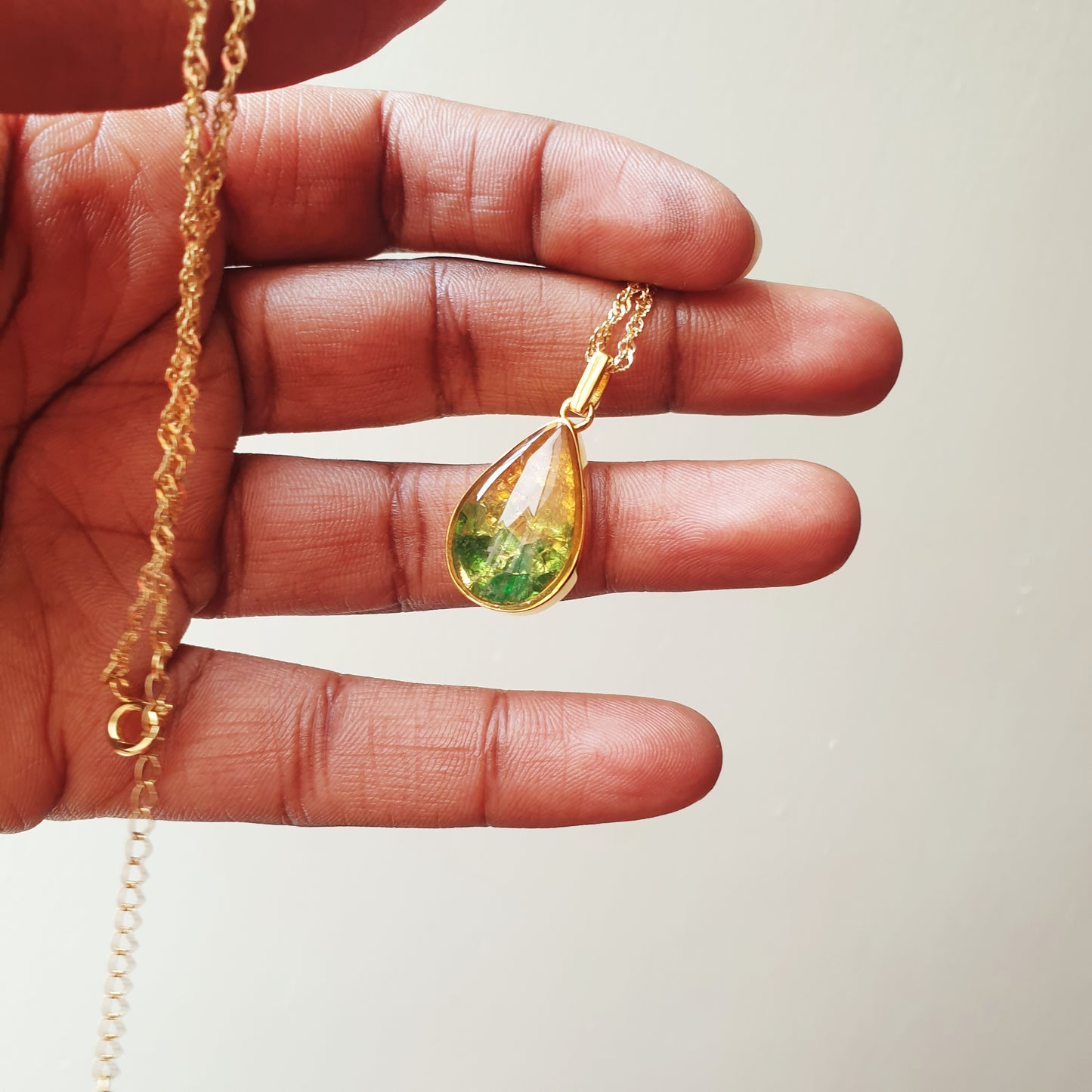 Gold Chozi Gemstone Necklaces