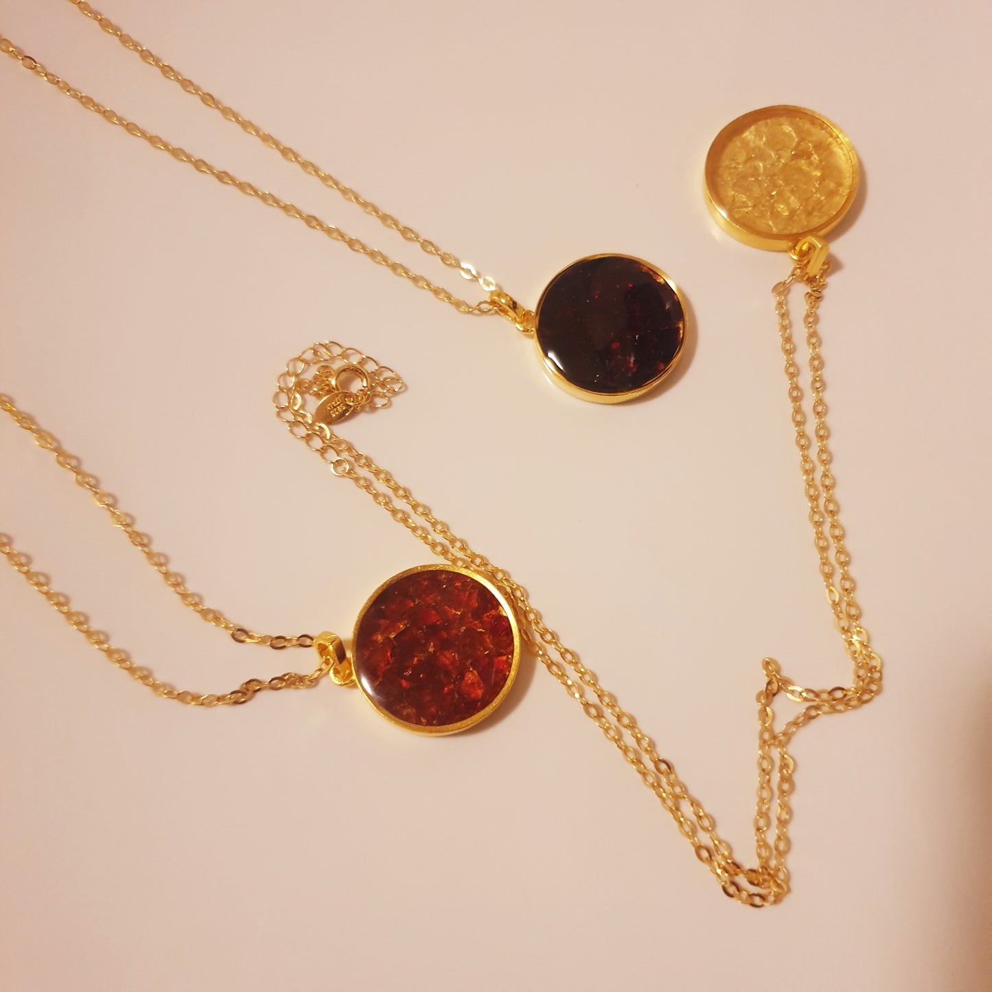 Gold Duara Gemstones Necklace