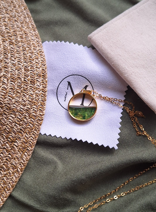 Gold Tsavorite Mwezi Necklace
