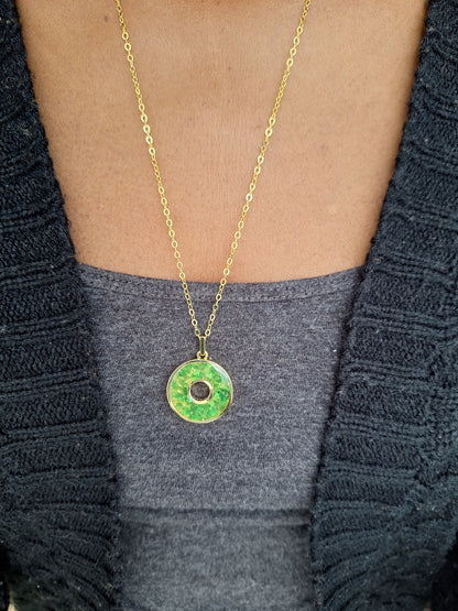 Gold Tsavorite Malkia Necklace