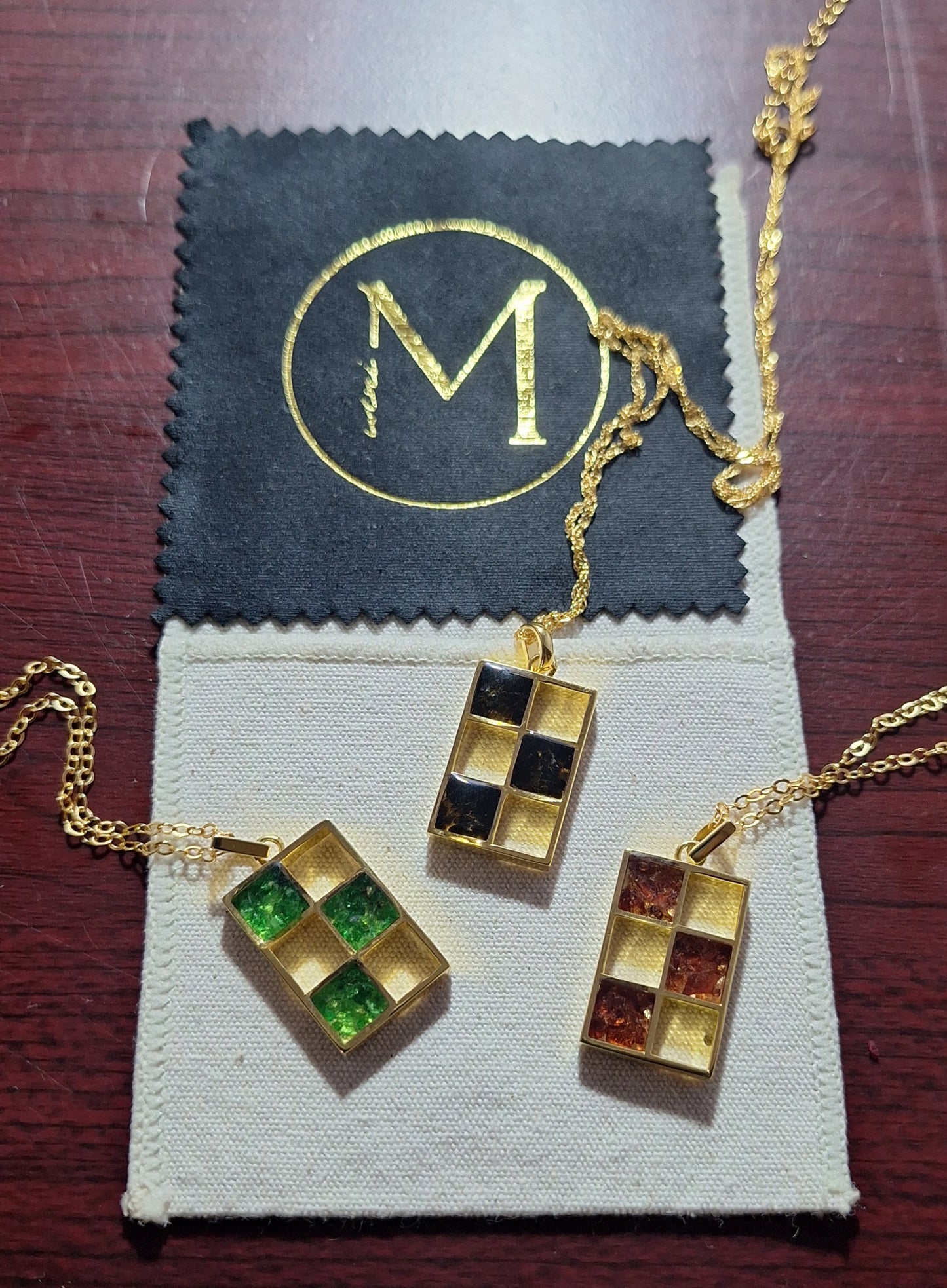 Gold Tsavorite Bao Necklace