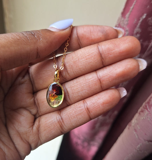 Gold Rainbow Binti Necklace