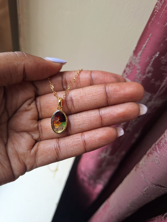Gold Rainbow Binti Necklace