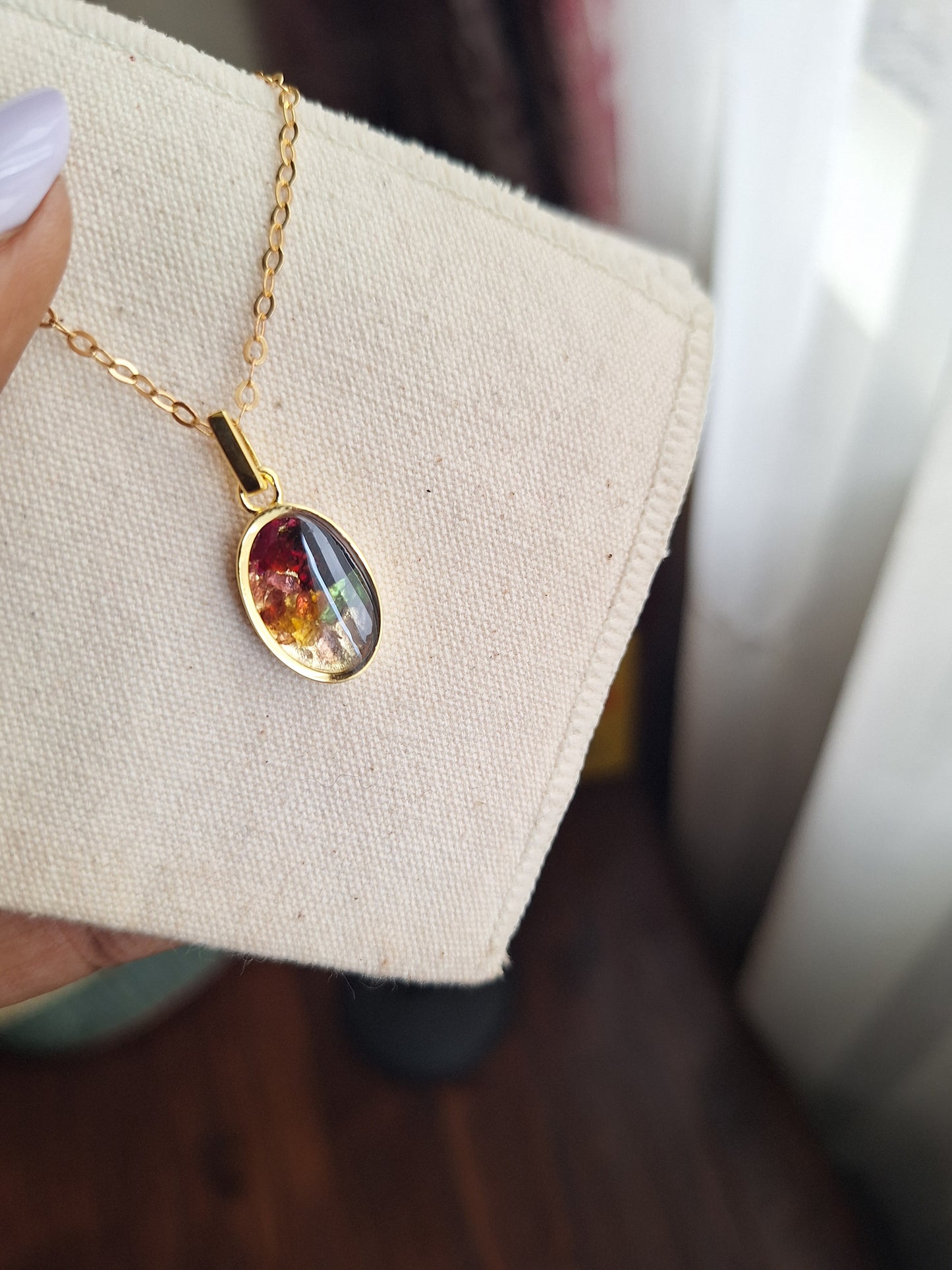 Gold Rainbow Binti Necklace