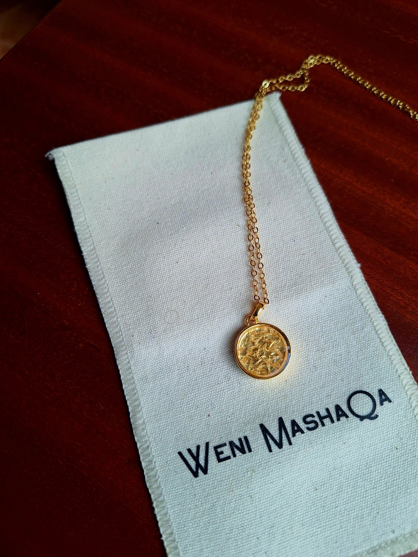 Gold Mini Duara Quartz Necklace