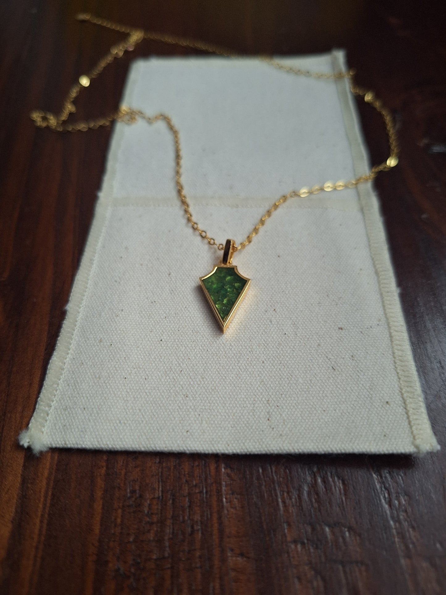 Gold Ngao Tsavorite Necklace
