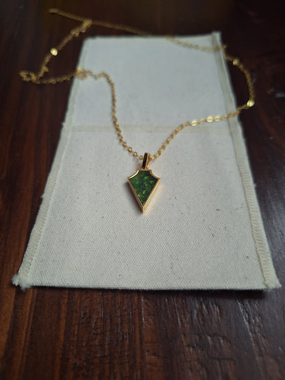 Gold Ngao Tsavorite Necklace