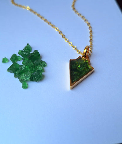Gold Ngao Tsavorite Necklace