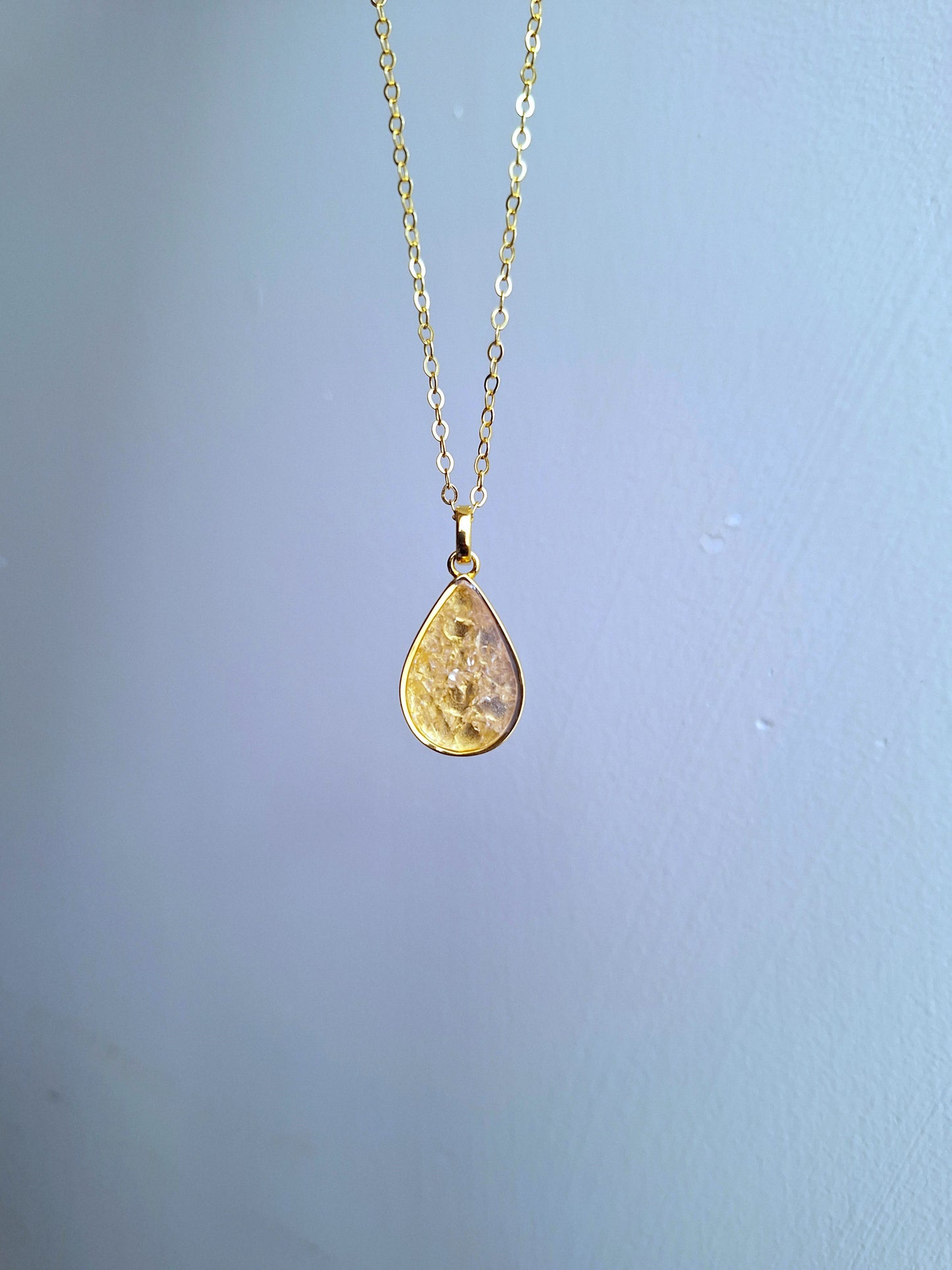 Gold Quartz Chozi Necklace