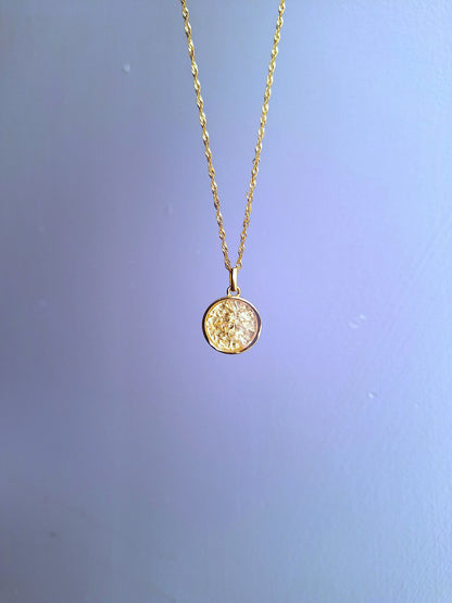 Gold Mini Duara Quartz Necklace