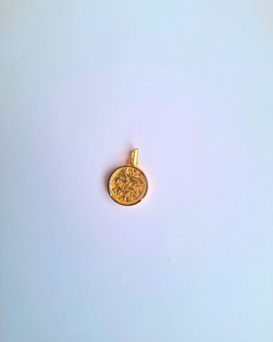 Gold Mini Duara Quartz Pendant