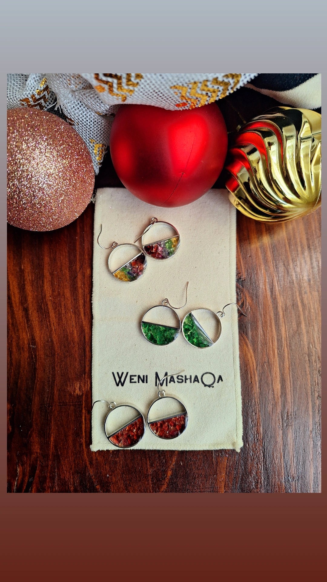 Silver Tsavorite Mwezi Earrings